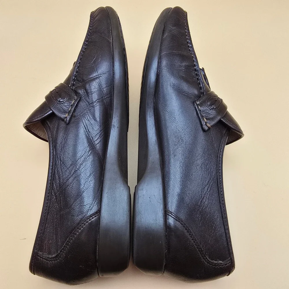 Nunn Bush Lites F21662 Mens Brown Leather Tassel Loafers Slip On Shoes 9.5 M‎